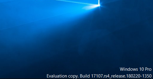 Windows 10 RS4 17107